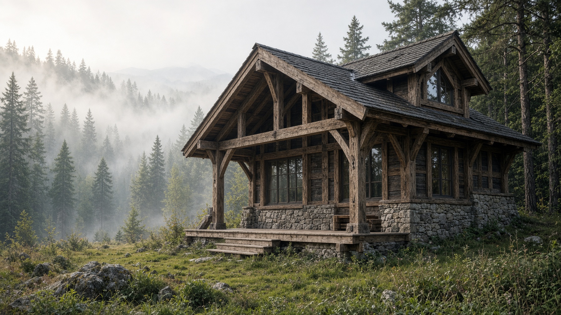Mountain Timber Cabin